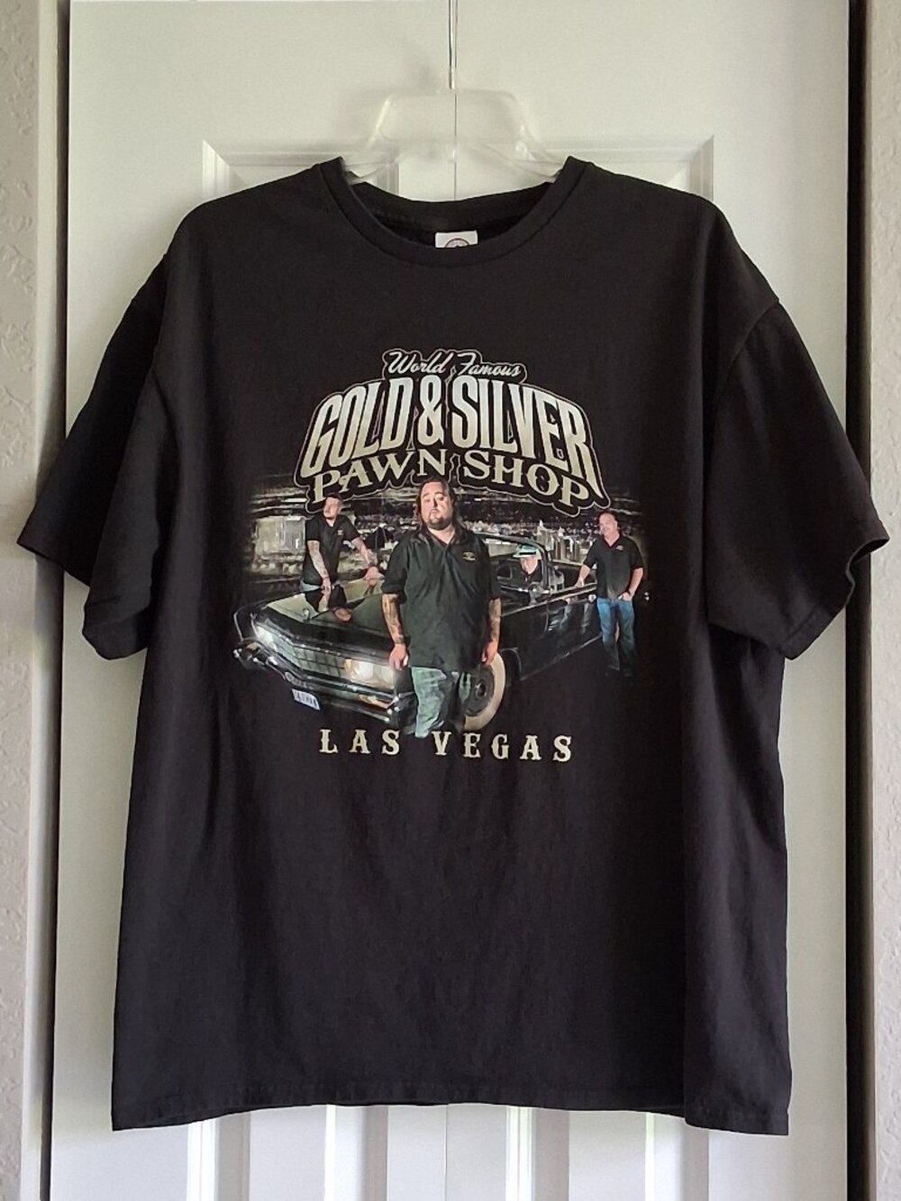 World Famous Gold & Silver Pawn Shop Black Short Sleeve T-Shirt Men's Size XL